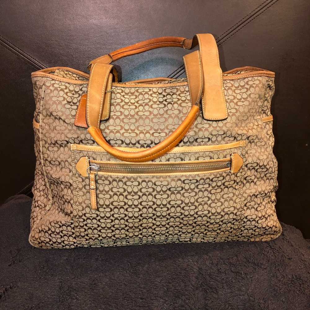 Authentic Coach Multipurpose/Diaper Bag/Travel Bag - image 1